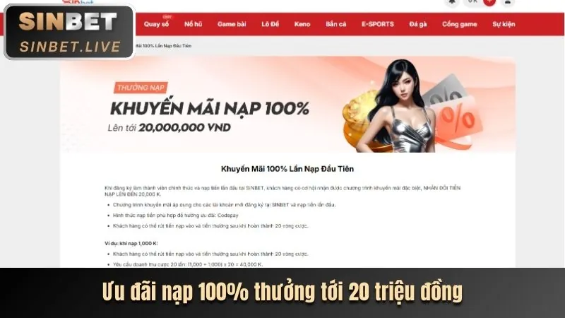 Tiền thưởng chào mừng lớn cho người chơi mới đăng ký s888 app và nạp tiền lần đầu